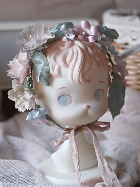 Sakura Floral Blythe Headband - Handmade Doll Headpiece - ToastDoll