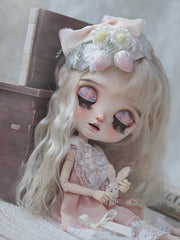 Strawberry Hat Blythe Hair Clip | ToastDoll