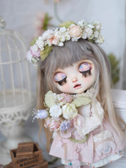 Light Color Rose Floral Blythe Crown | ToastDoll