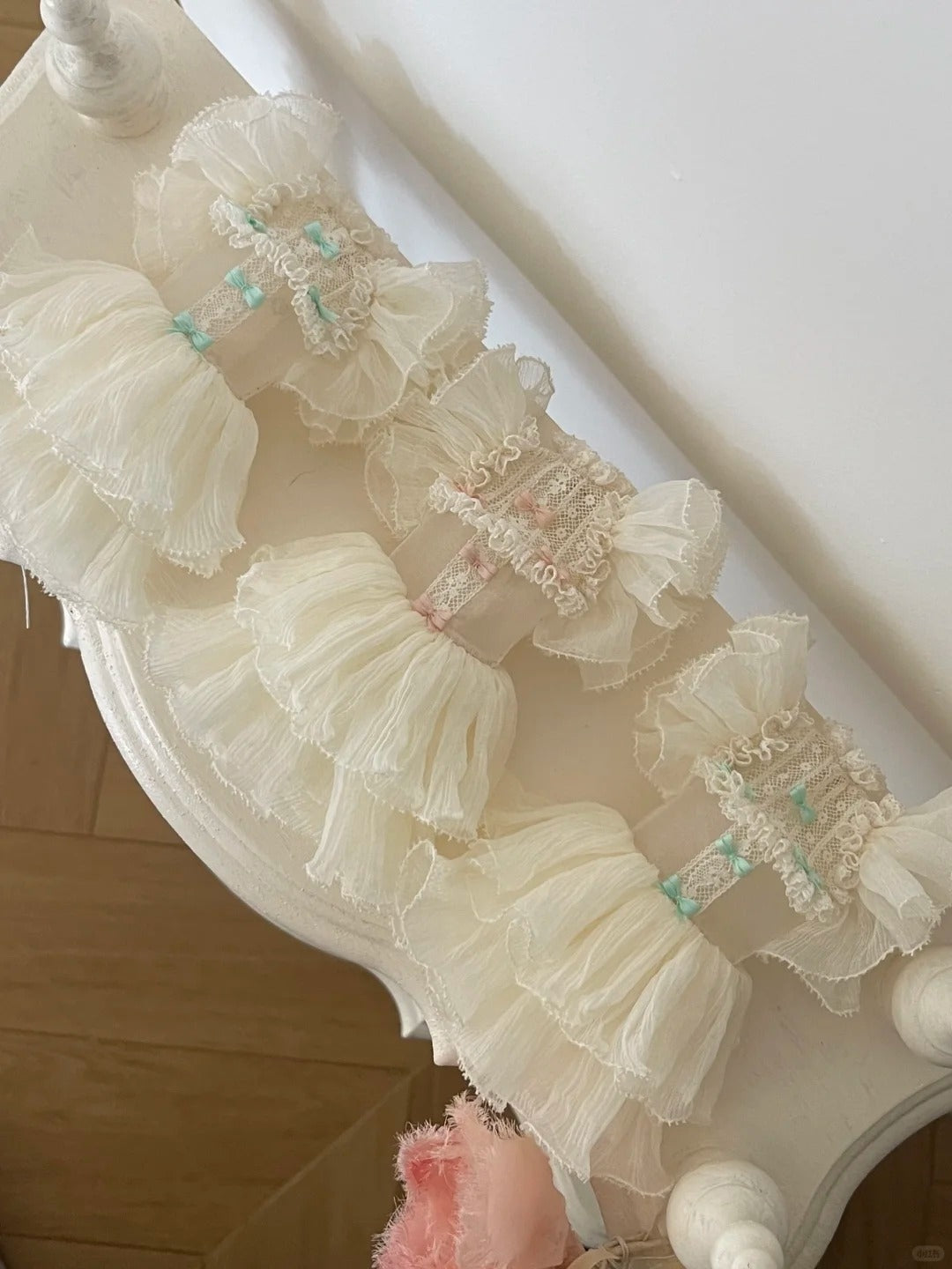 Lace Bow Blythe Dress Set - Handmade Doll Clothes - ToastDoll
