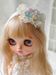 Pink Flower Lace Blythe Outfit - Handmade Doll Clothes - ToastDoll
