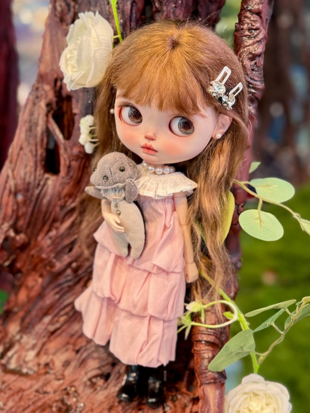 Spring Pink Cotton Blythe Dress | ToastDoll