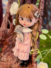 Spring Pink Cotton Blythe Dress | ToastDoll