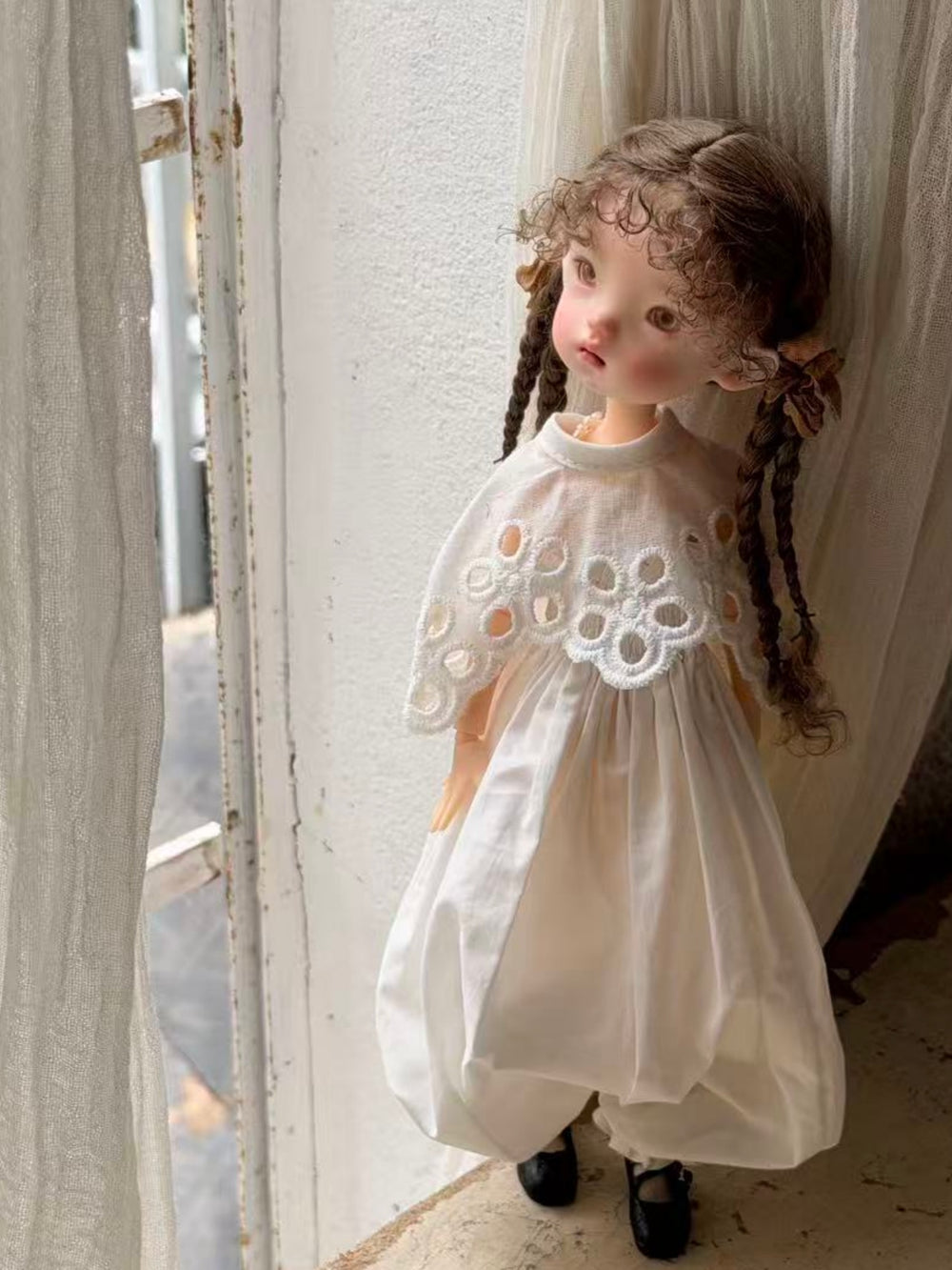 Eyelet Lace Romper Blythe 1/6  BJD Outfit | ToastDoll