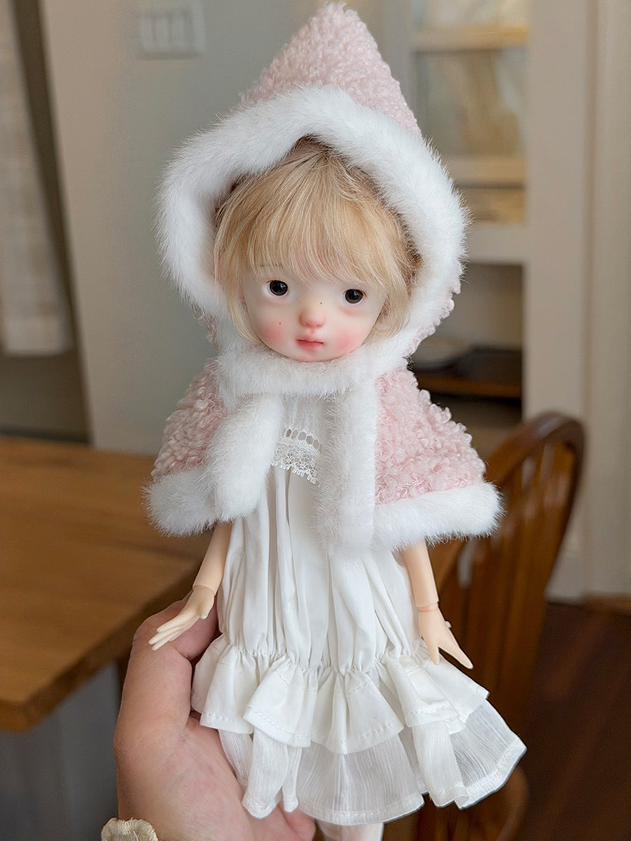 Pointy Pink Hood Blythe 1/6 BJD Outfit | ToastDoll