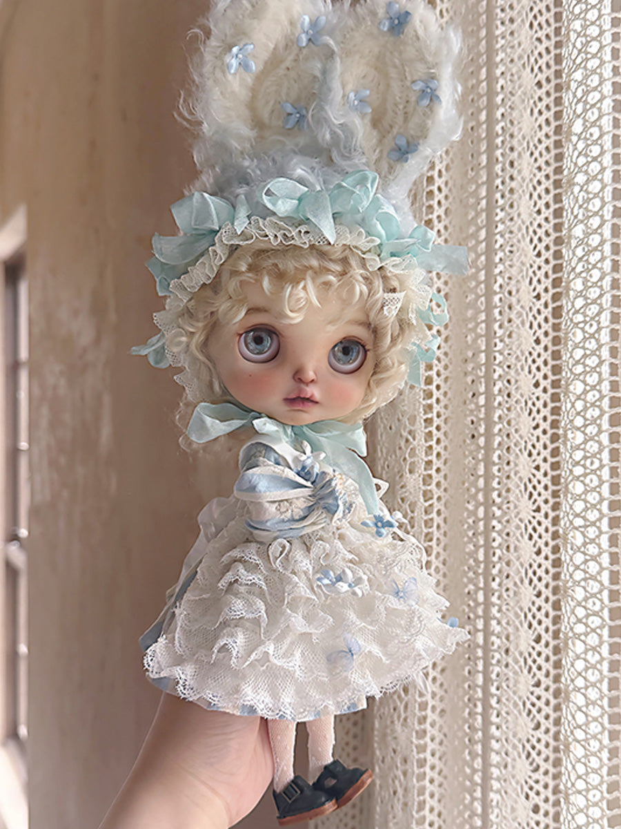 Handmade Outfit for Blythe/Obitsu/Pullip, Bunny Dress Set