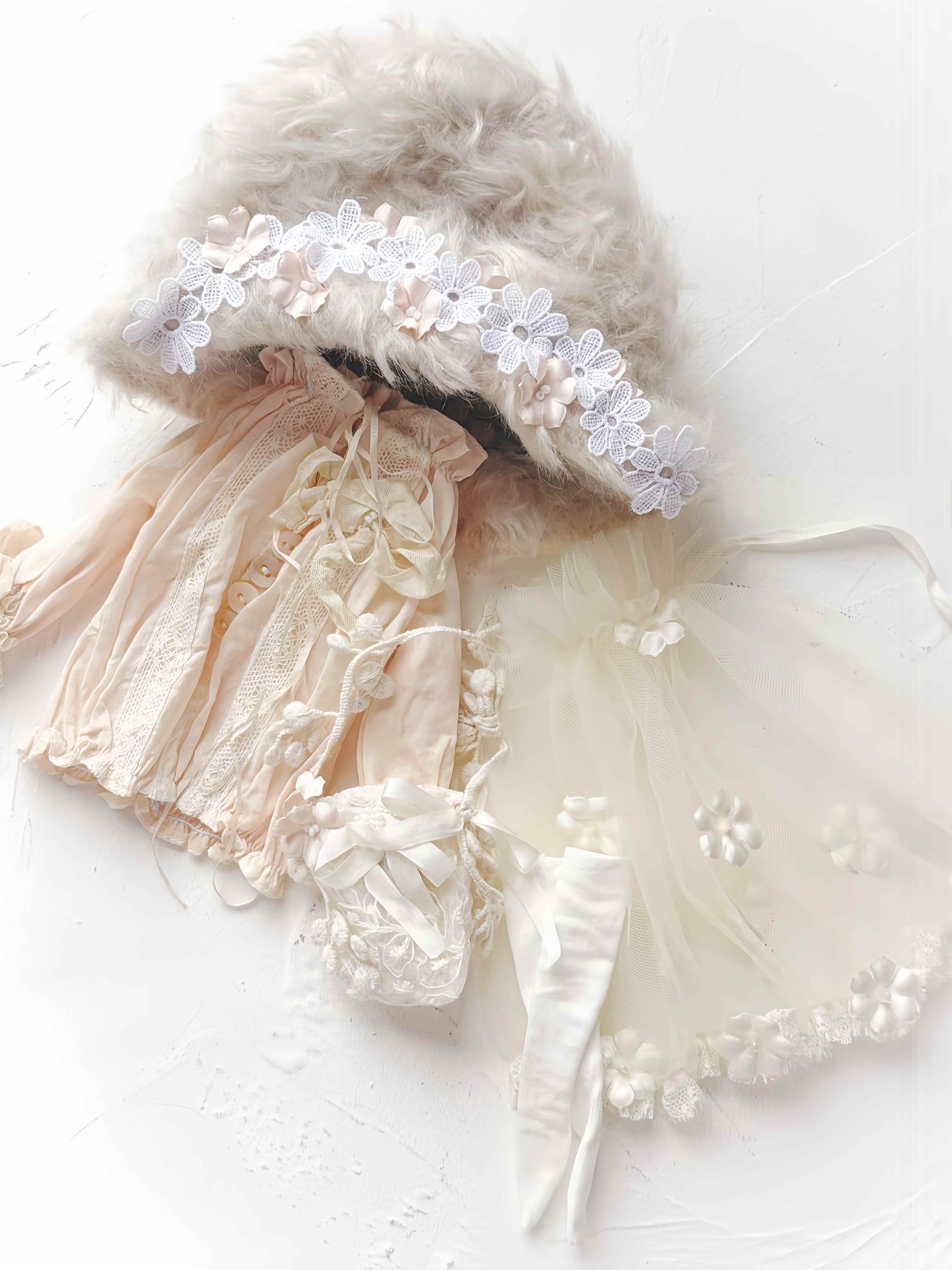 Soft Cozy Elegant Blythe BJD Set - Handmade Doll Clothes - ToastDoll