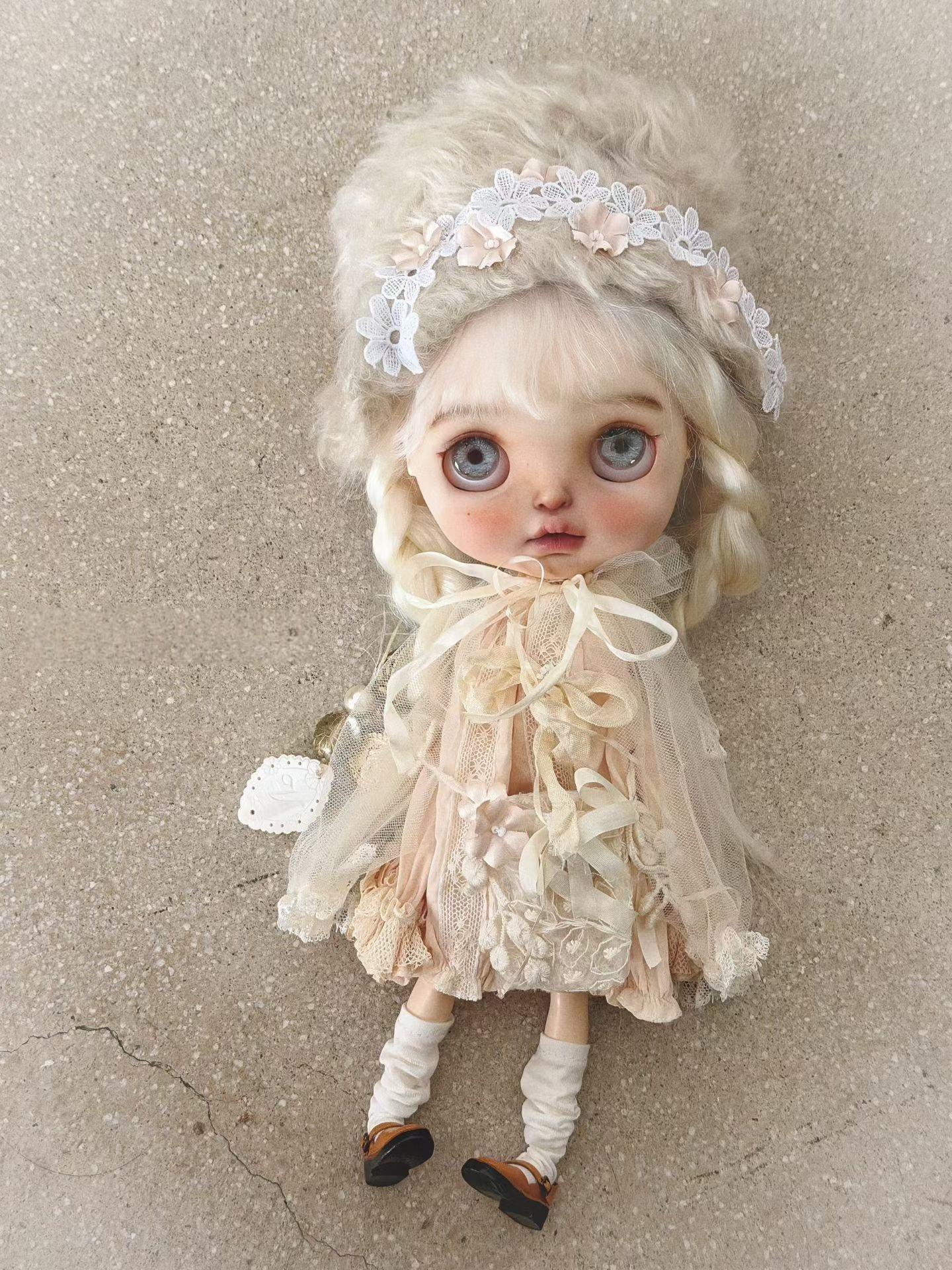 Soft Cozy Elegant Blythe BJD Set - Handmade Doll Clothes - ToastDoll