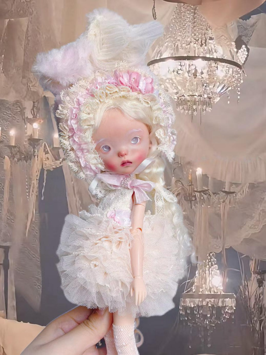 Bunny Soft Cozy Elegant Blythe BJD Set | ToastDoll