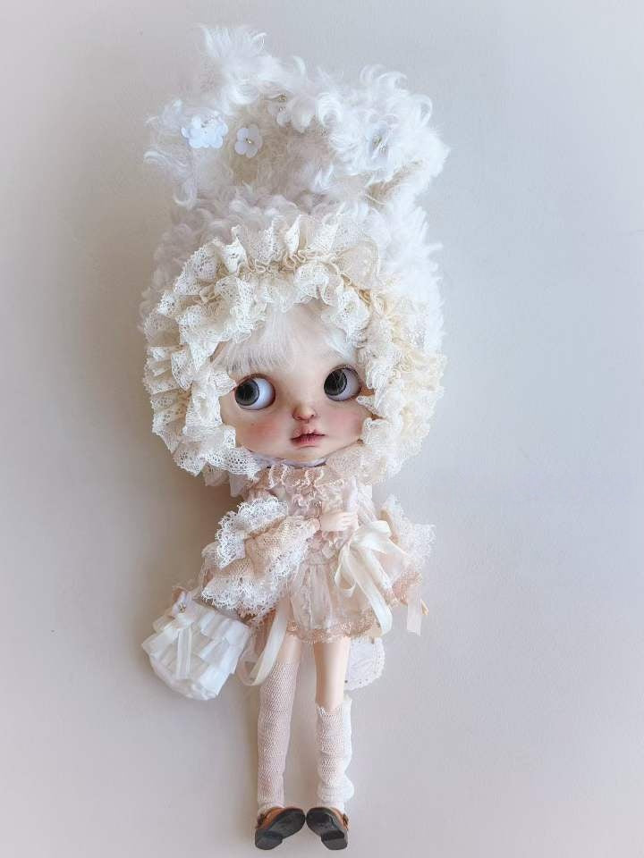 Soft Bunny Blythe 1/6 BJD Set - Handmade Doll Clothes - ToastDoll