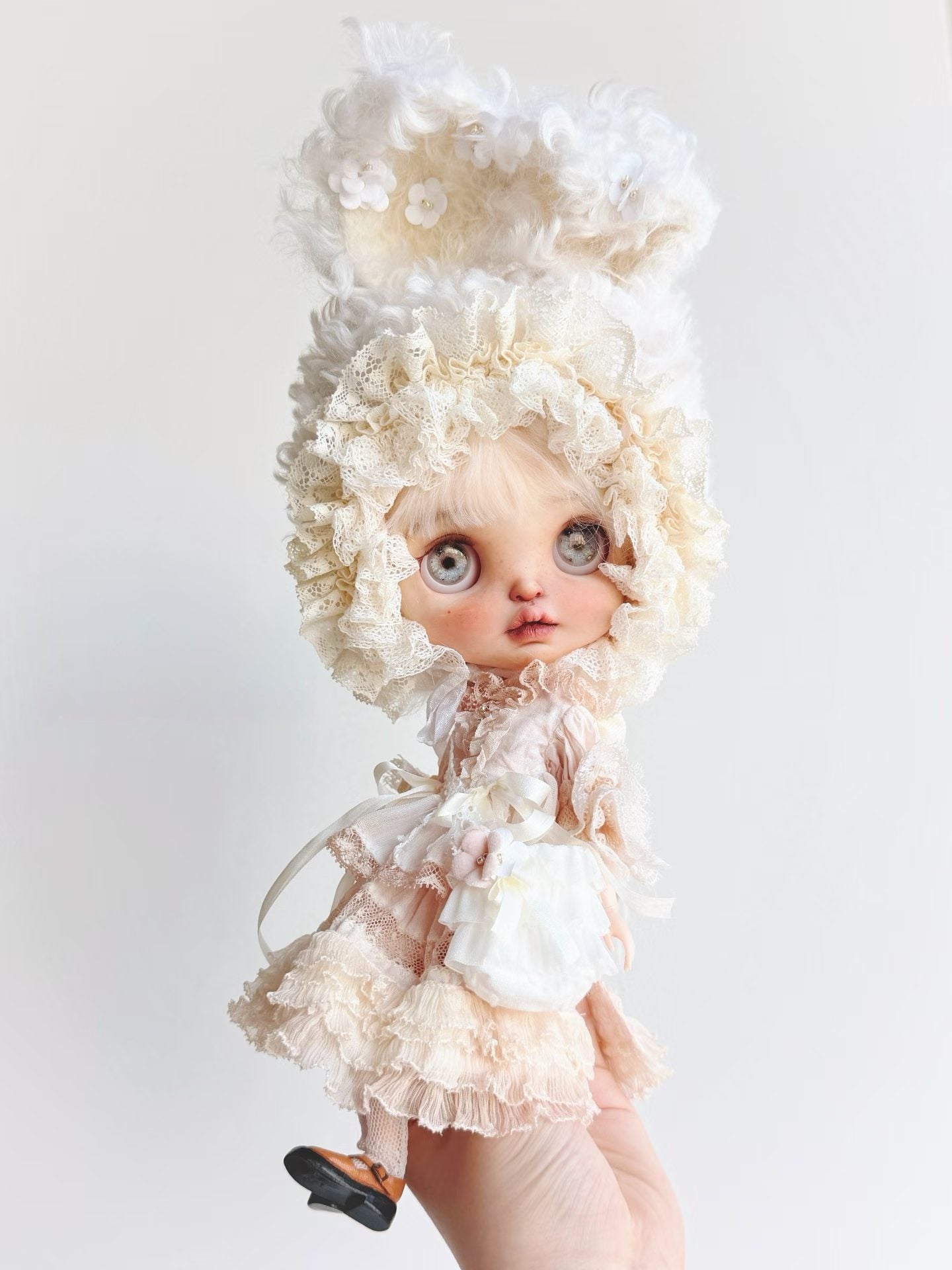 Soft Bunny Blythe 1/6 BJD Set - Handmade Doll Clothes - ToastDoll