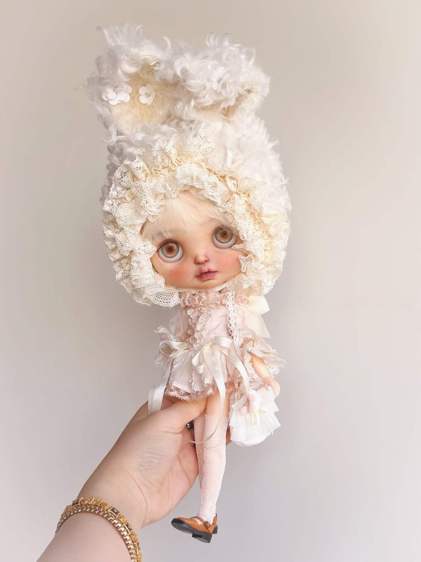 Soft Bunny Blythe 1/6 BJD Set - Handmade Doll Clothes - ToastDoll