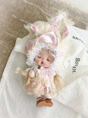 Soft Pink Floral OB11 Outfit - Handmade Doll Clothes - ToastDoll