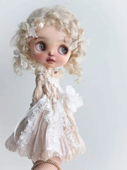 Blooming Floral Blythe 1/6 BJD Set - Handmade Doll Clothes - ToastDoll