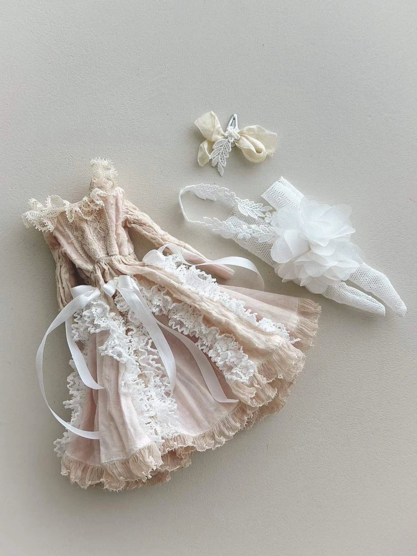 Blooming Floral Blythe 1/6 BJD Set - Handmade Doll Clothes - ToastDoll