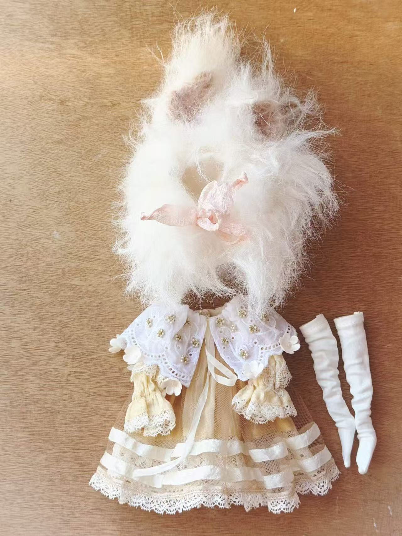 Blooming Bunny Blythe BJD Set - Handmade Doll Clothes - ToastDoll