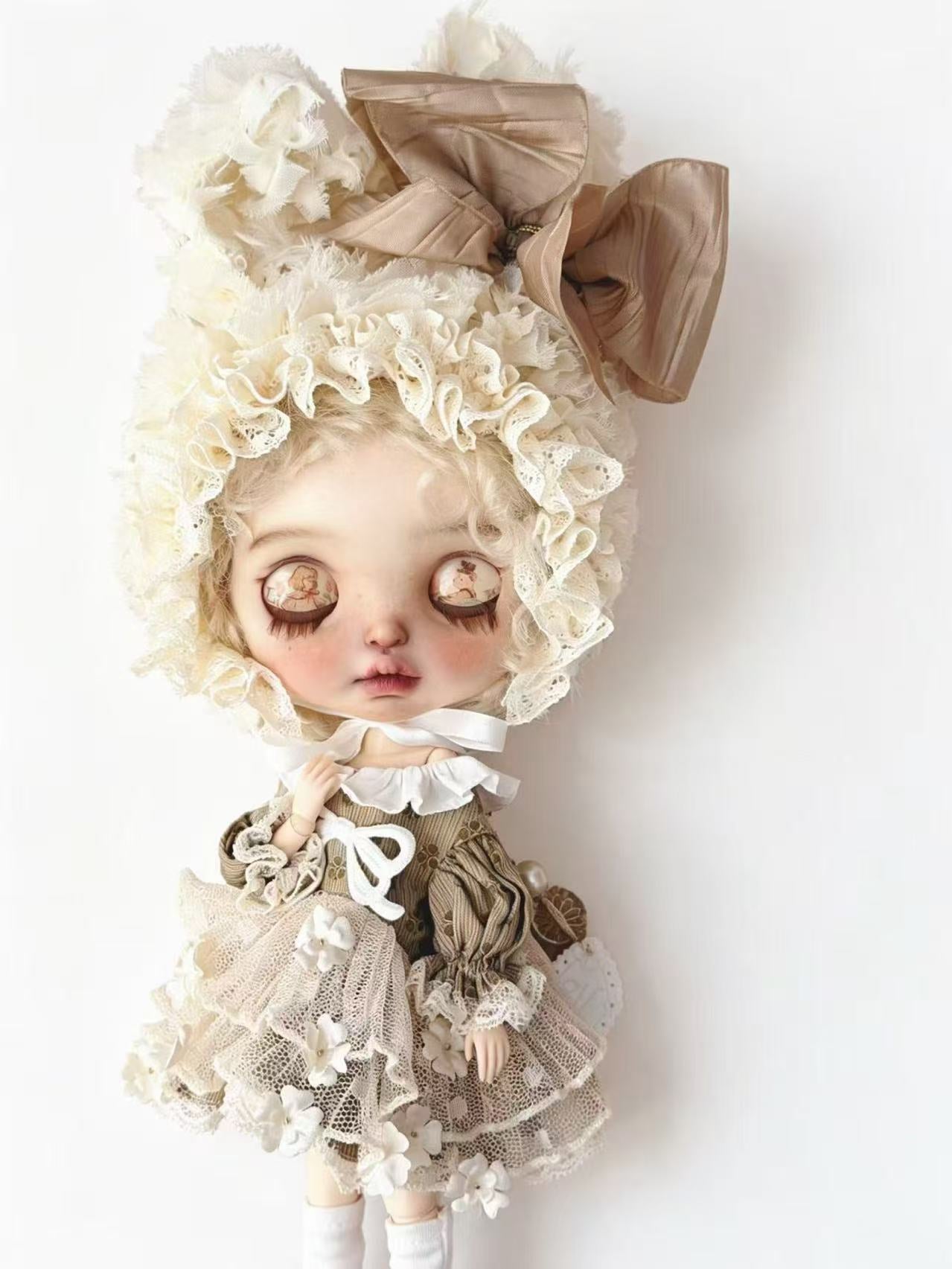 Autumn Bunny Blythe 1/6 BJD Outfit - Handmade Doll Clothes - ToastDoll