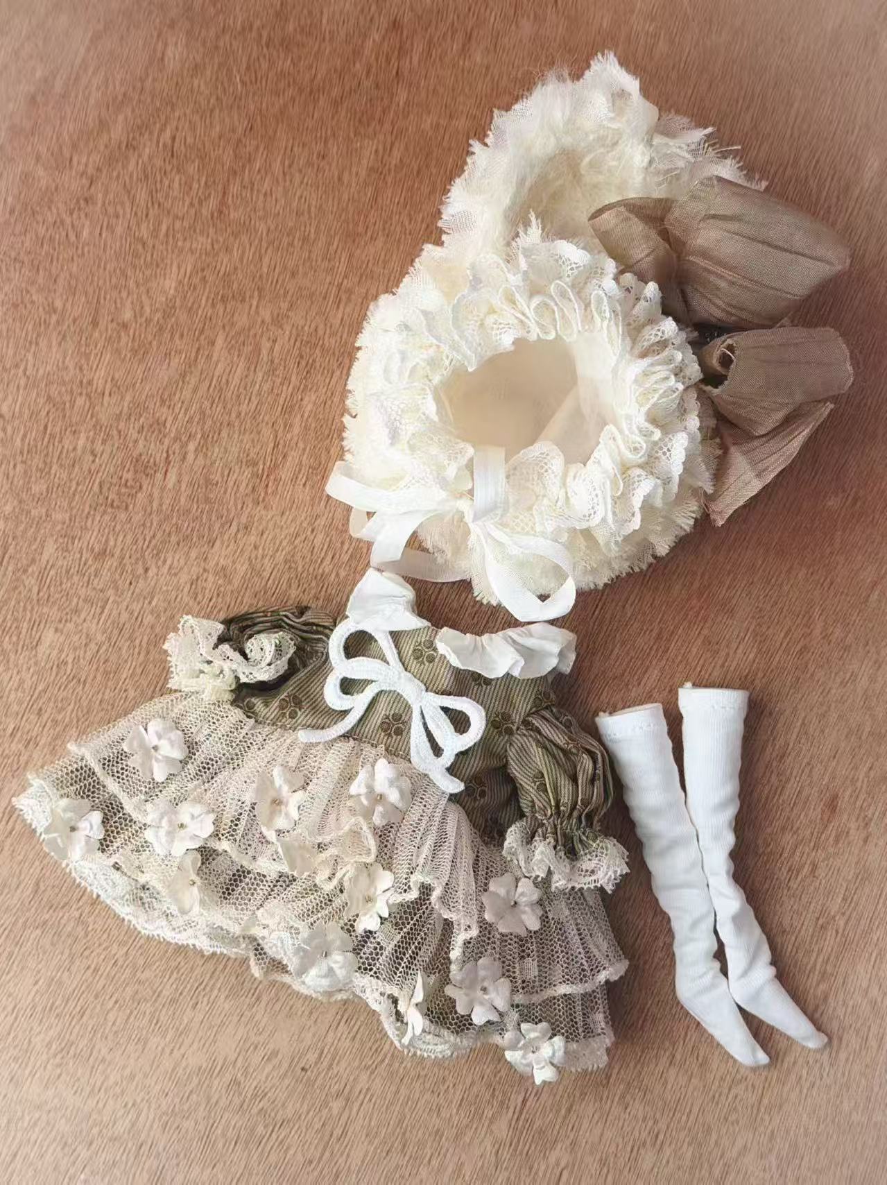Autumn Bunny Blythe 1/6 BJD Outfit - Handmade Doll Clothes - ToastDoll