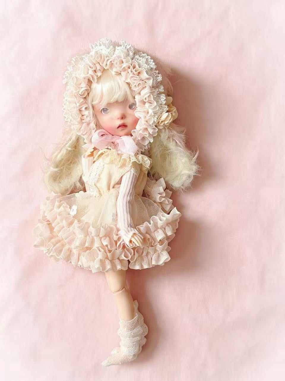 Little Lop Bunny Blythe BJD Set - Handmade Doll Clothes - ToastDoll