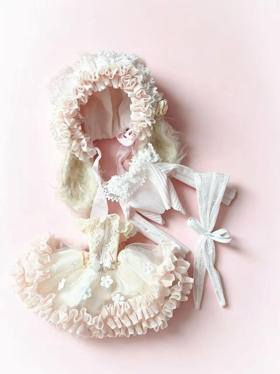 Little Lop Bunny Blythe BJD Set - Handmade Doll Clothes - ToastDoll