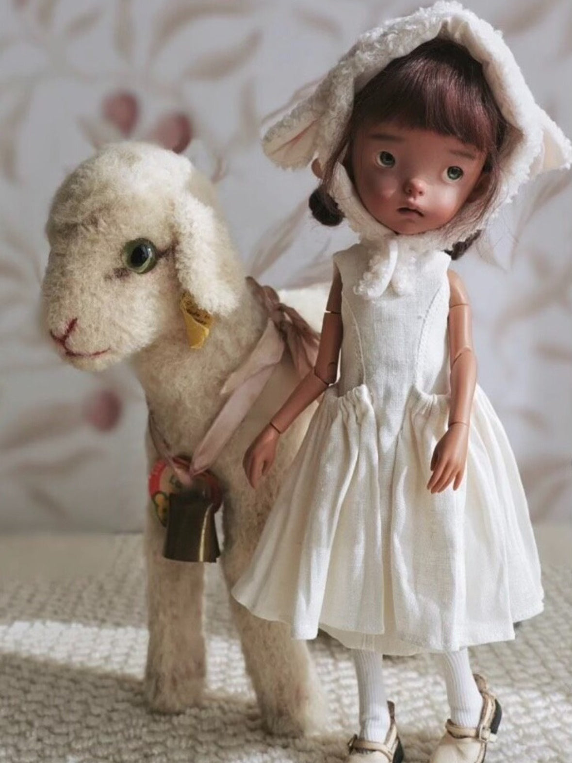 Vintage Mori White Blythe 1/6 BJD Dress | ToastDoll