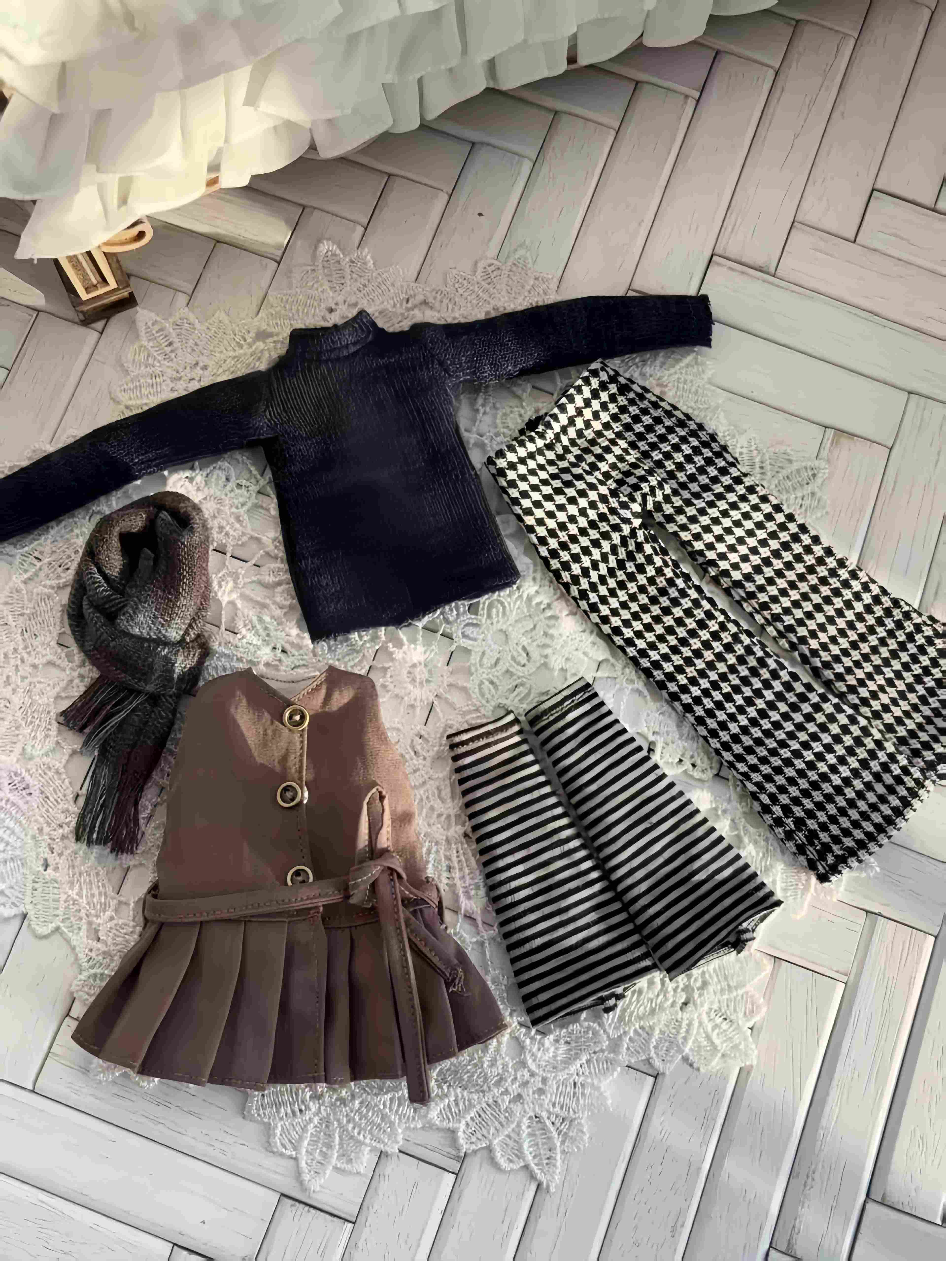 Autumn Bestie Blythe 1/6 BJD Set Flat Lay | ToastDoll