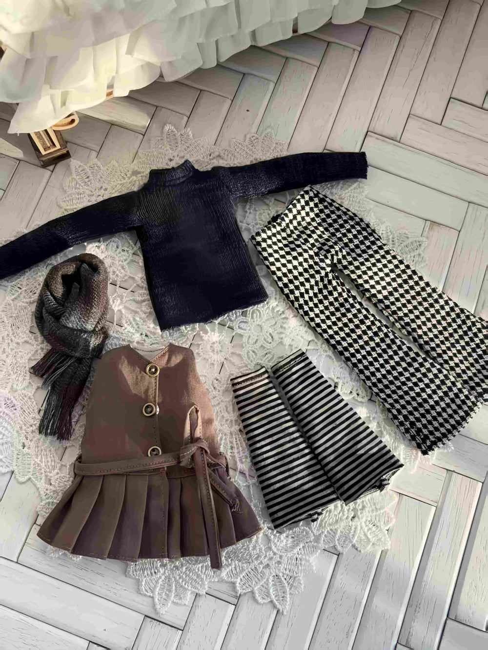 Autumn Bestie Blythe 1/6 BJD Set Flat Lay | ToastDoll