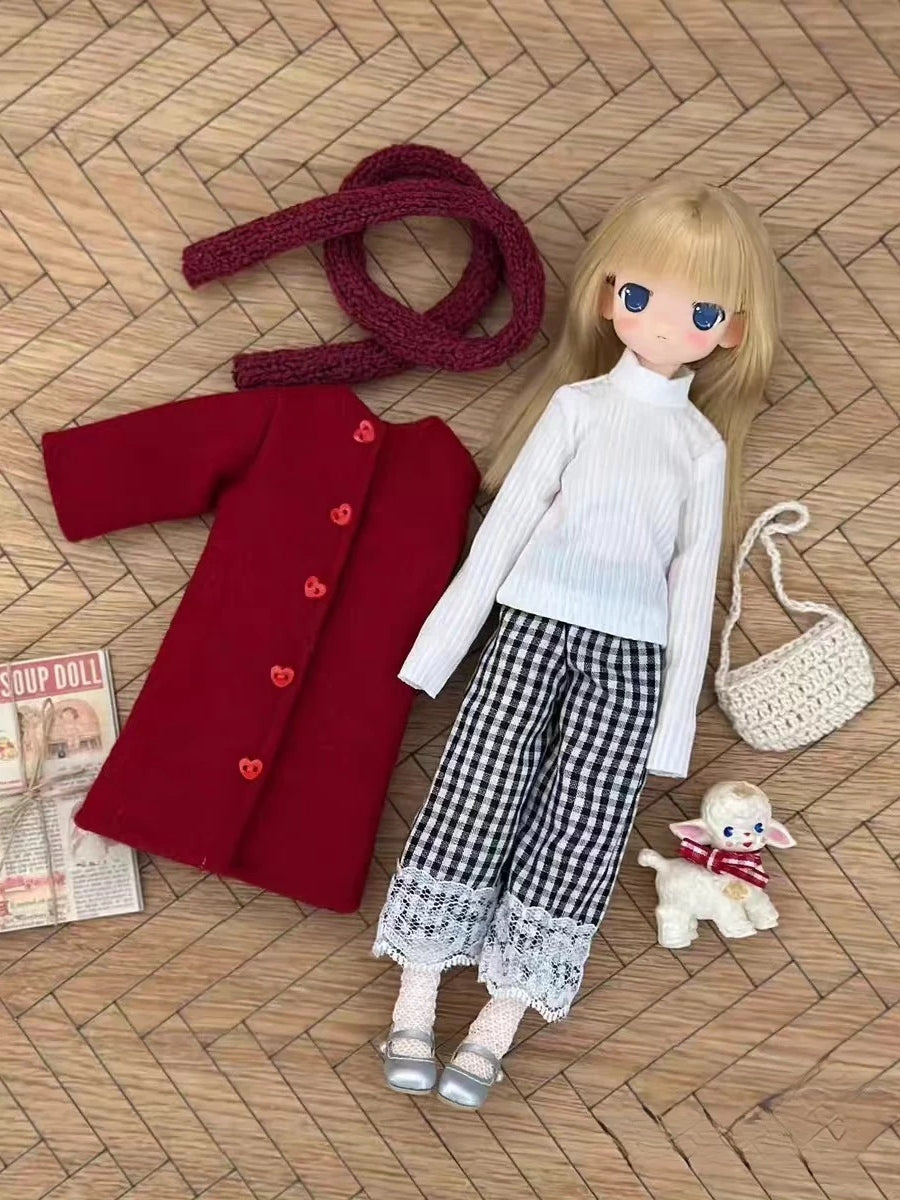 Snow Bestie Blythe 1/6 BJD Red Set | ToastDoll