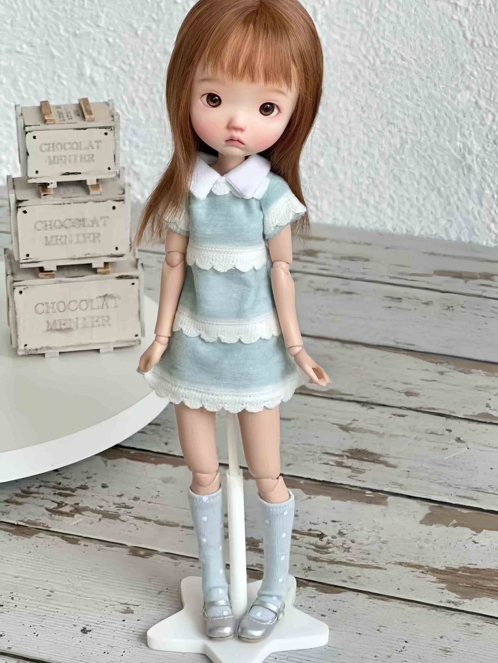 Scallop Wave Blythe 1/6 BJD Blue Set | ToastDoll