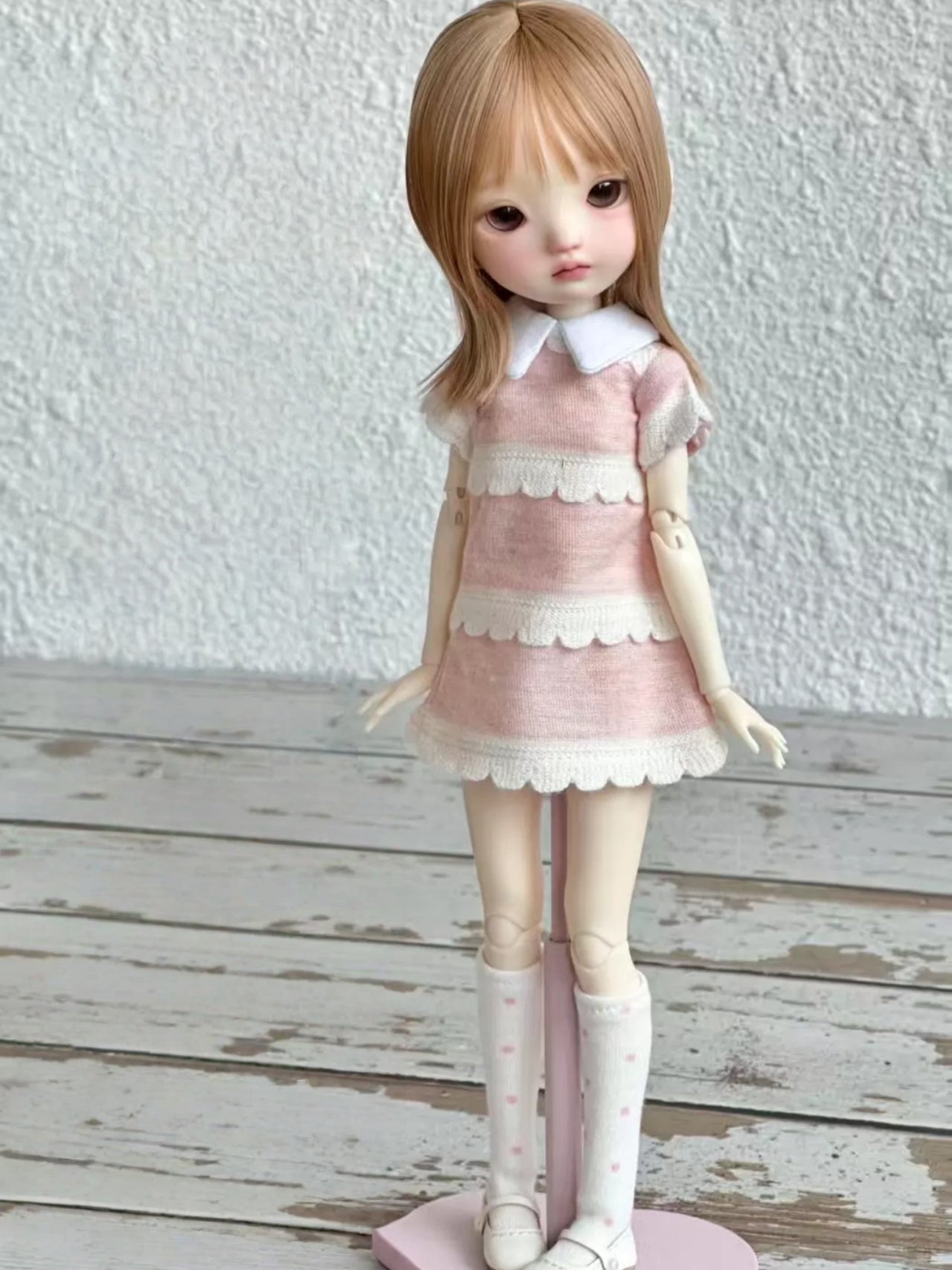 Scallop Wave Blythe 1/6 BJD Pink Set | ToastDoll