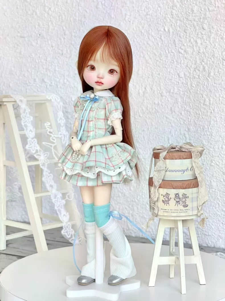 Blue Tiered Peter Pan Blythe BJD Dress | ToastDoll