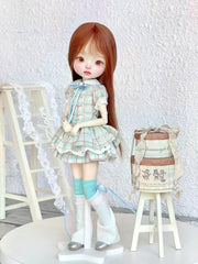 Blue Tiered Peter Pan Blythe BJD Dress | ToastDoll