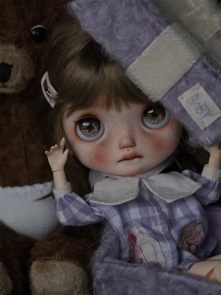 Bonnie Custom Blythe OOAK - Purple Gift Doll - ToastDoll