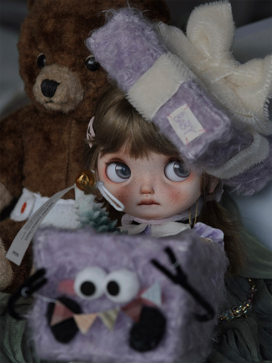 Bonnie Custom Blythe OOAK - Purple Gift Doll - ToastDoll