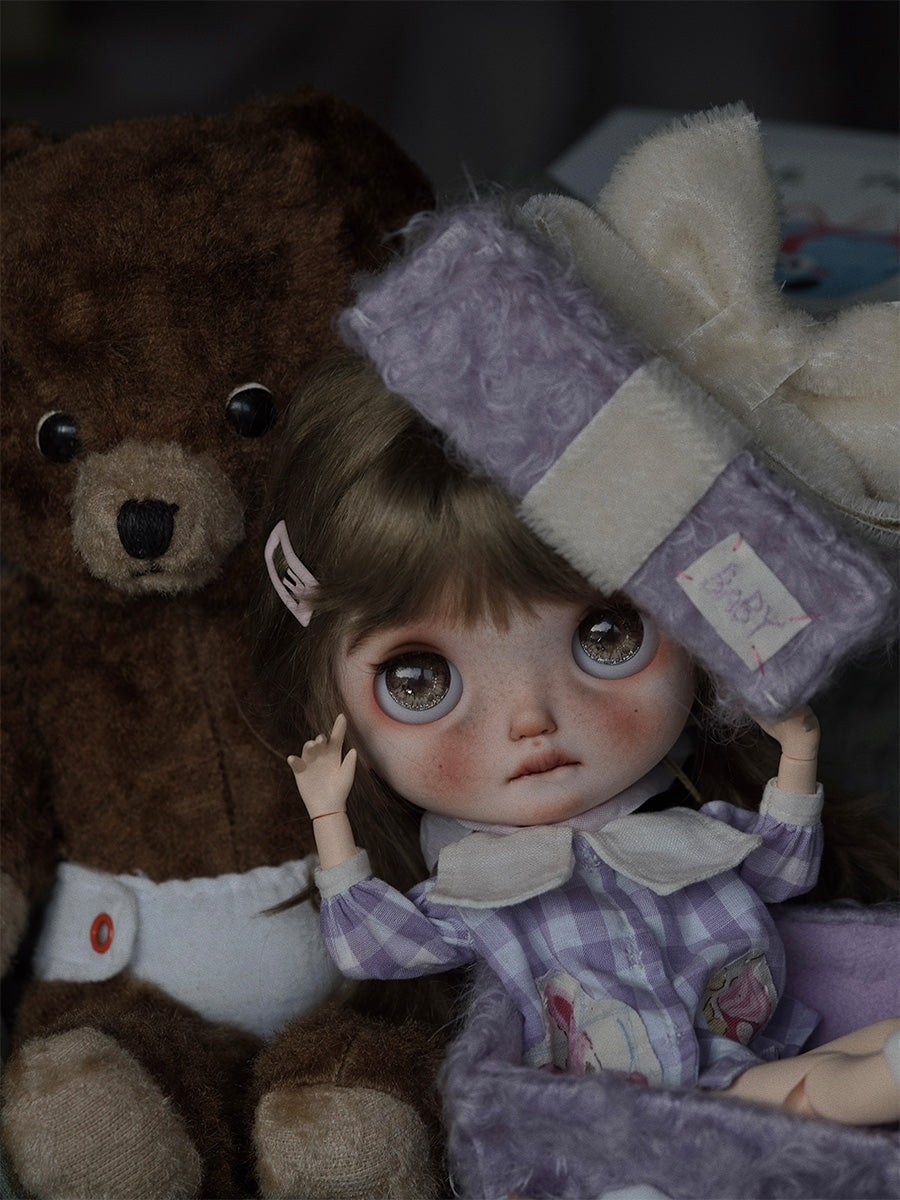 Bonnie Custom Blythe OOAK - Purple Gift Doll - ToastDoll