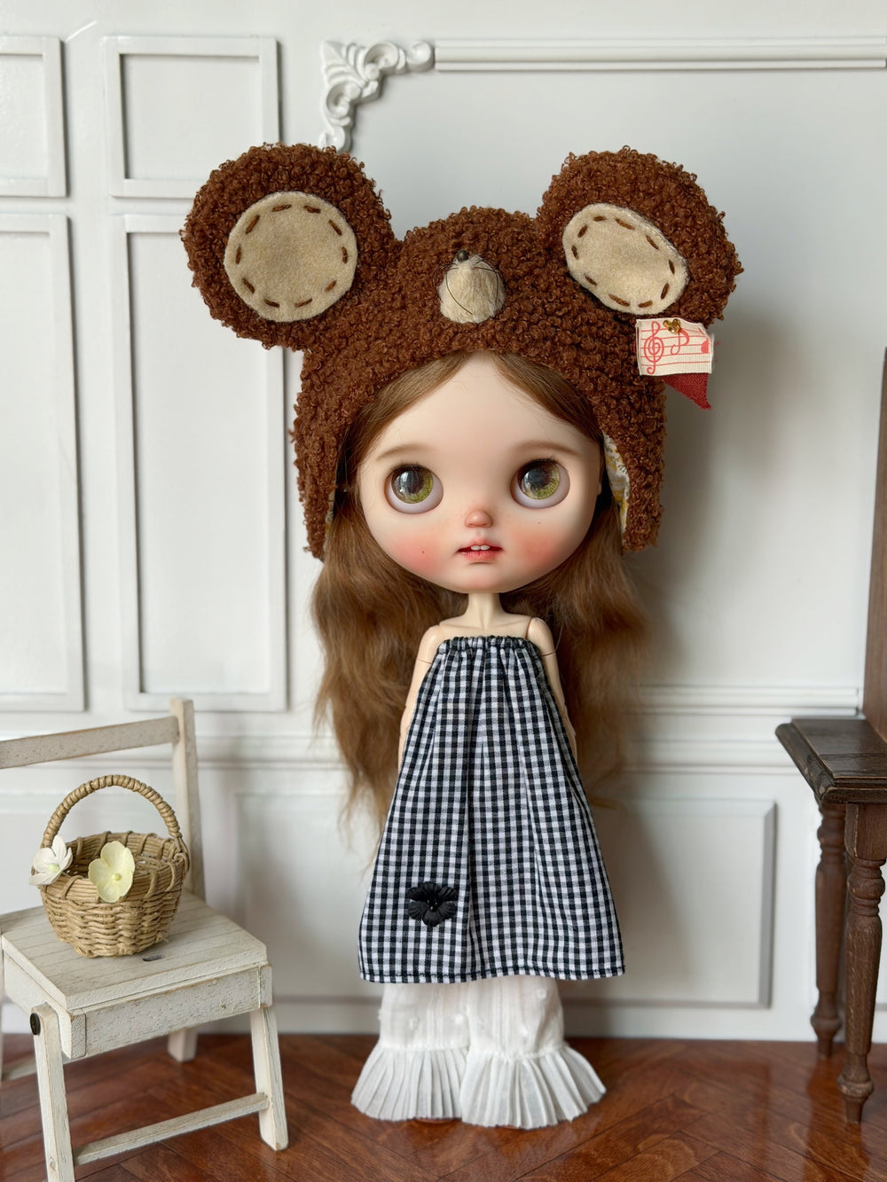 Gingham Tube Blythe 1/6 BJD Set | ToastDoll