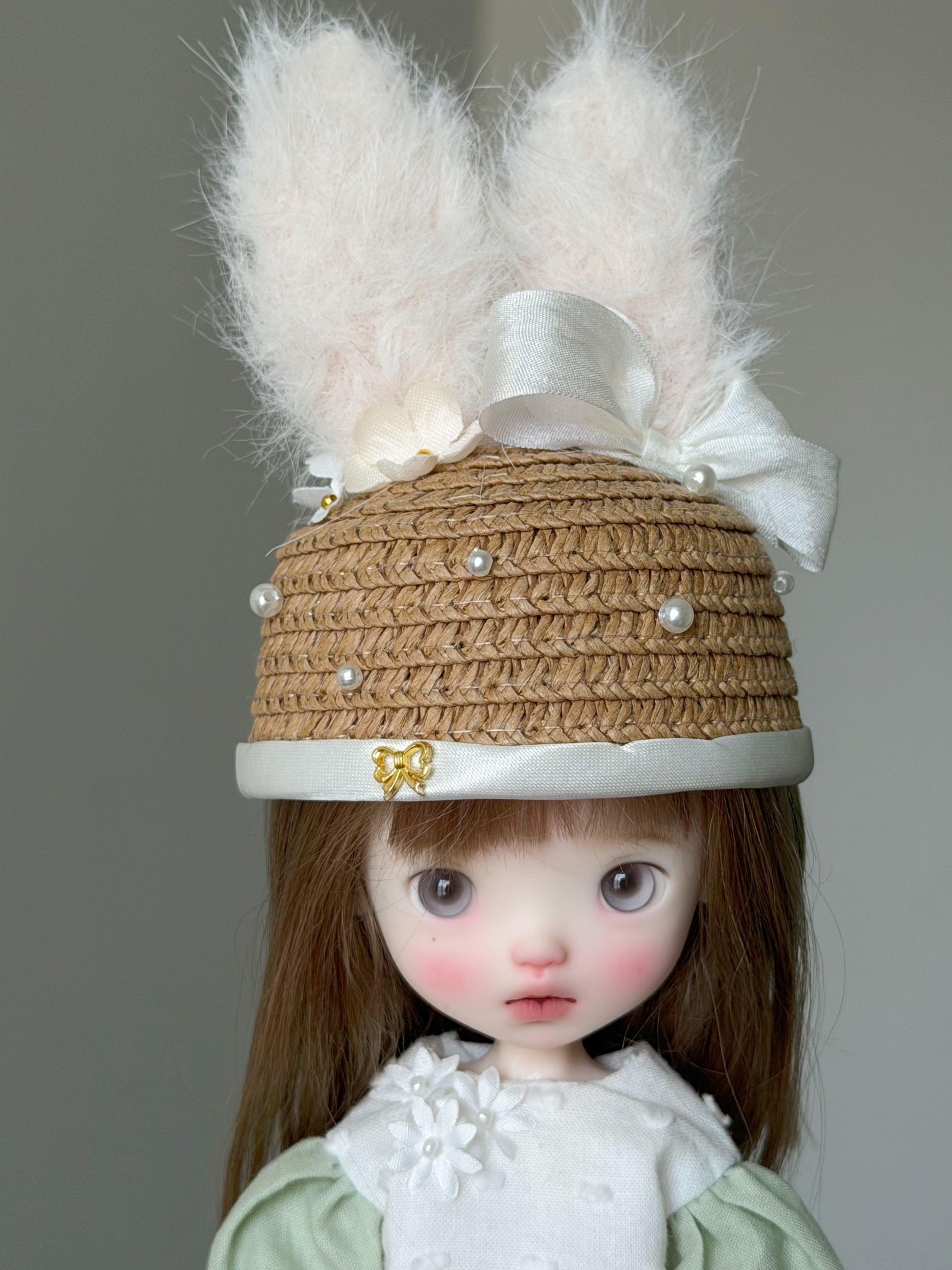 Straw Bunny Blythe 1/6 BJD Set Half Body Shot | ToastDoll