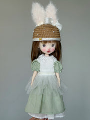 Straw Bunny Blythe 1/6 BJD Set | ToastDoll