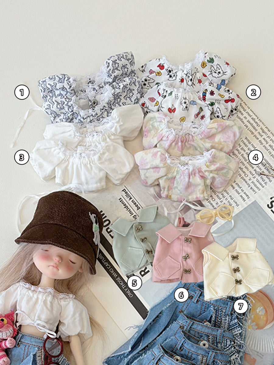 Deconstructed Denim Blythe Top Flat Lay | ToastDoll