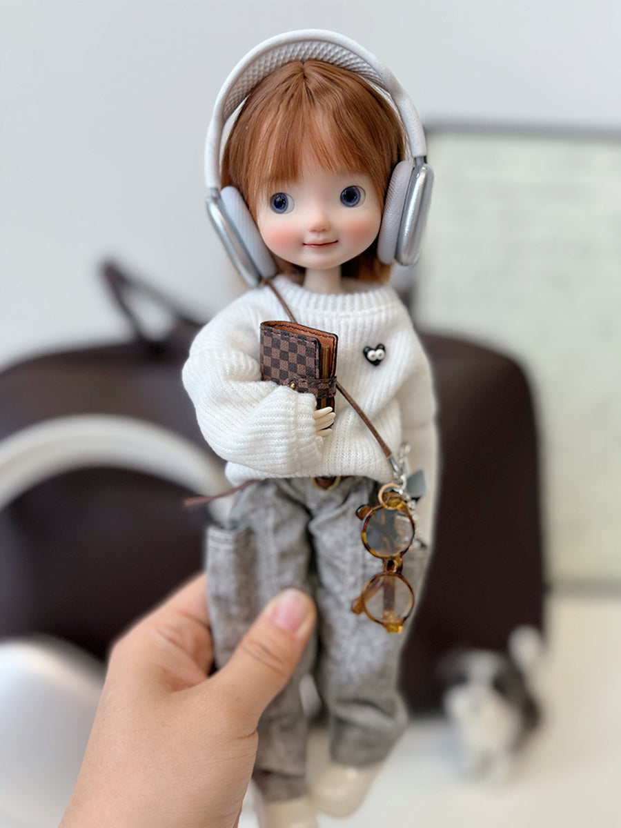 Streetwear Sweater Pants Blythe 1/6 Bjd Outfit Front View | ToastDoll