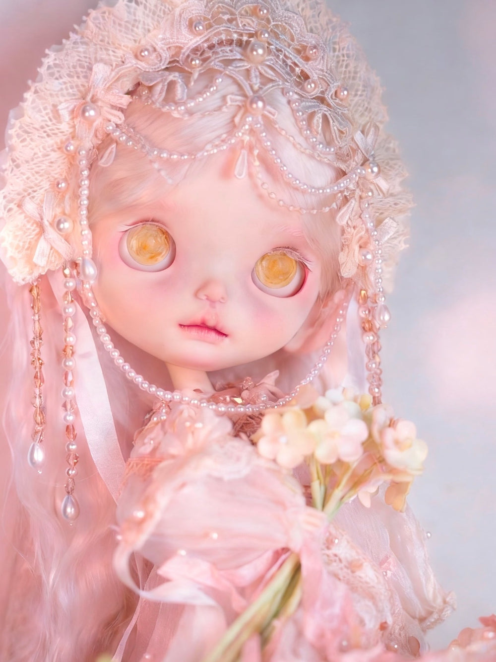 Giselle Custom Blythe OOAK Half Body Shot | ToastDoll