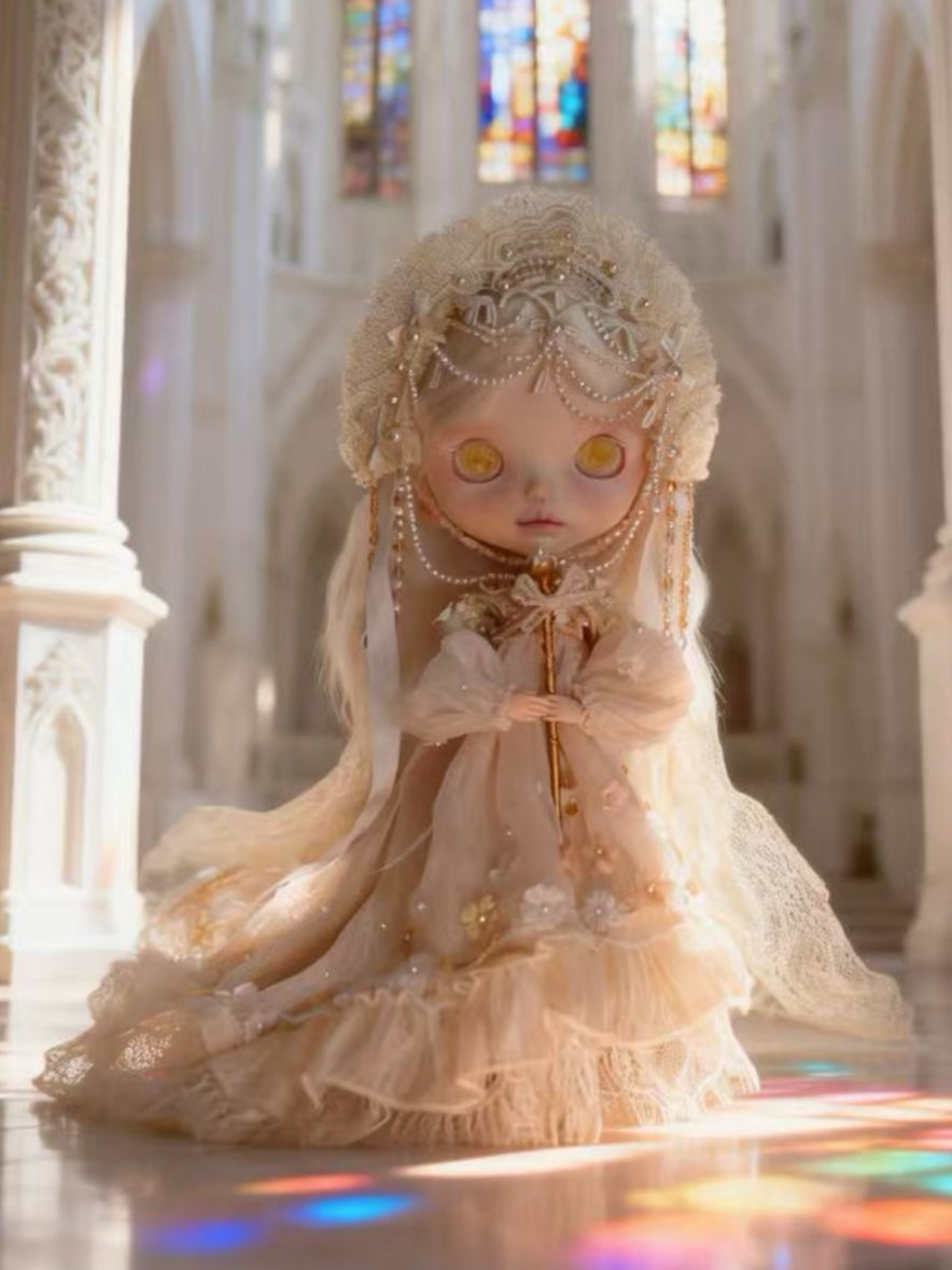 Giselle Custom Blythe OOAK Front View | ToastDoll