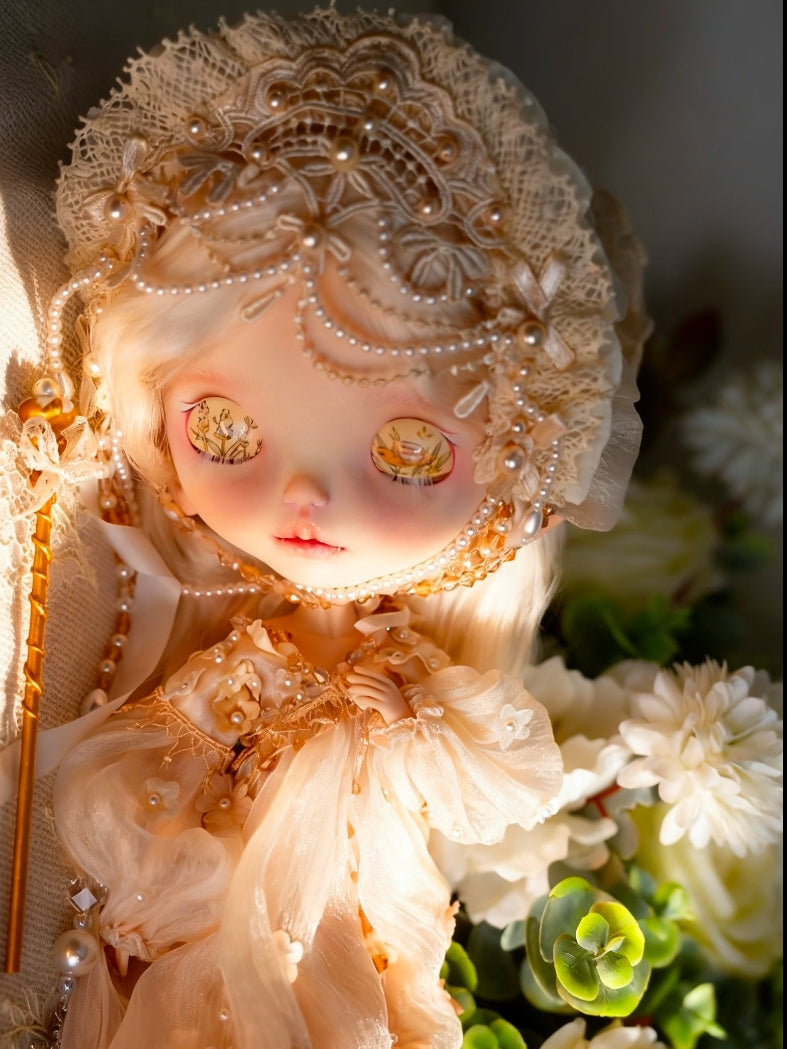 Giselle Custom Blythe OOAK Eyelids | ToastDoll