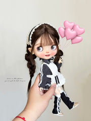 Sporty Maid Blythe Outfit - Handmade Doll Clothes-ToastDoll