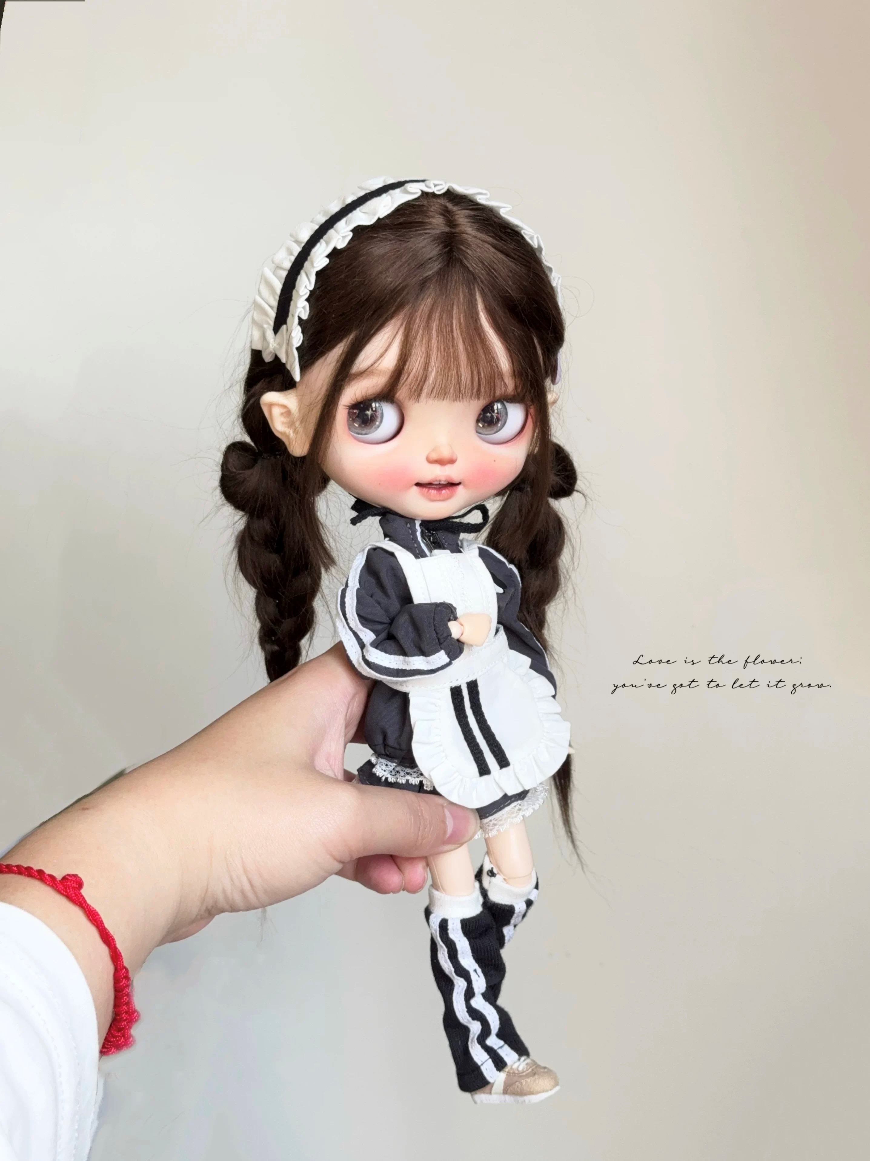 Sporty Maid Blythe Outfit - Handmade Doll Clothes-ToastDoll