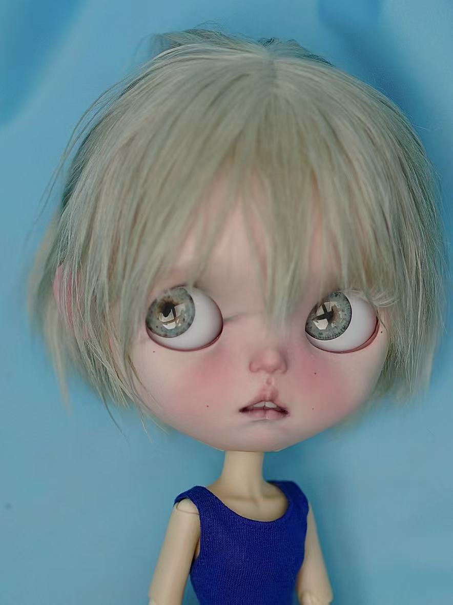 OOAK Custom Blythe Doll For Commission, Blue Soda