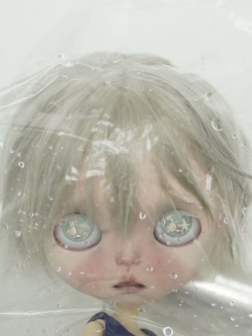 OOAK Custom Blythe Doll For Commission, Blue Soda