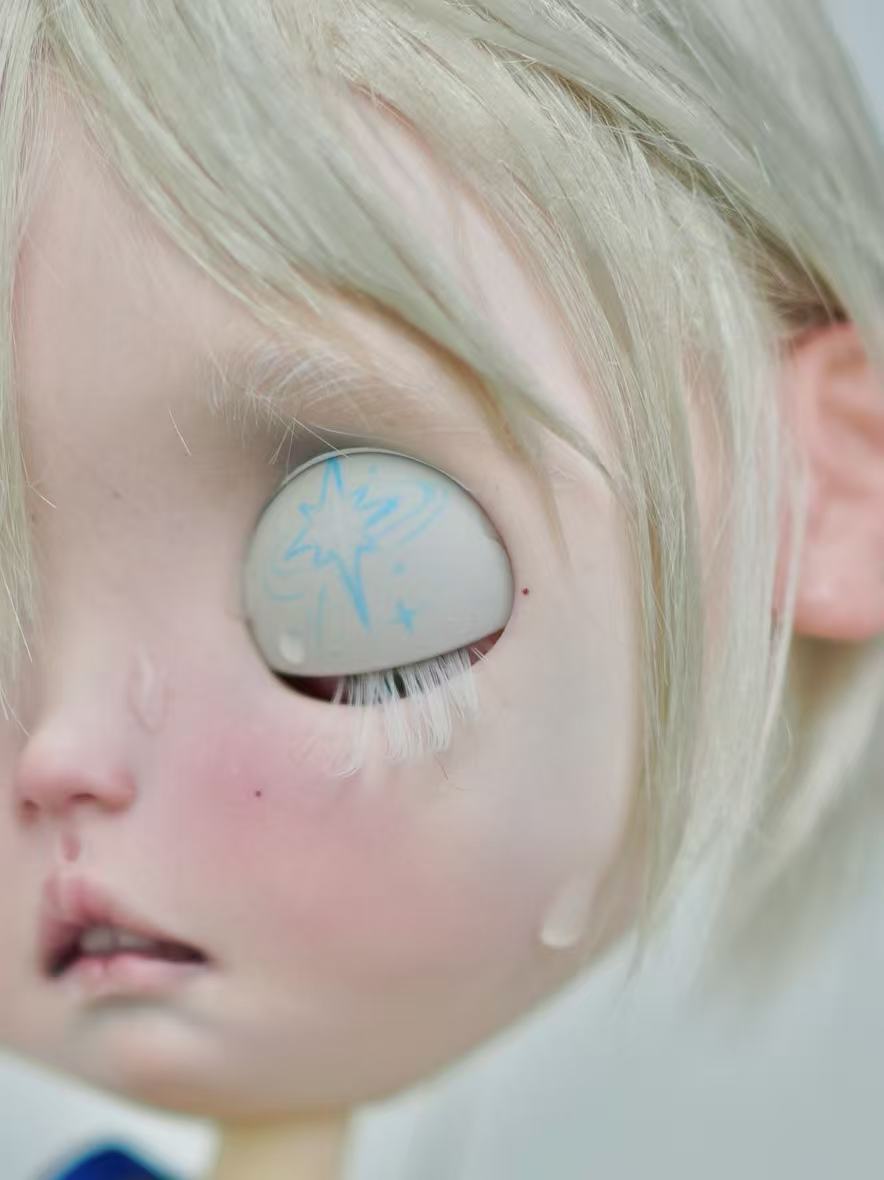 OOAK Custom Blythe Doll For Commission, Blue Soda