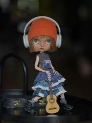 OOAK Custom Blythe Doll For Commission, Edgy Rock-Chic Girl