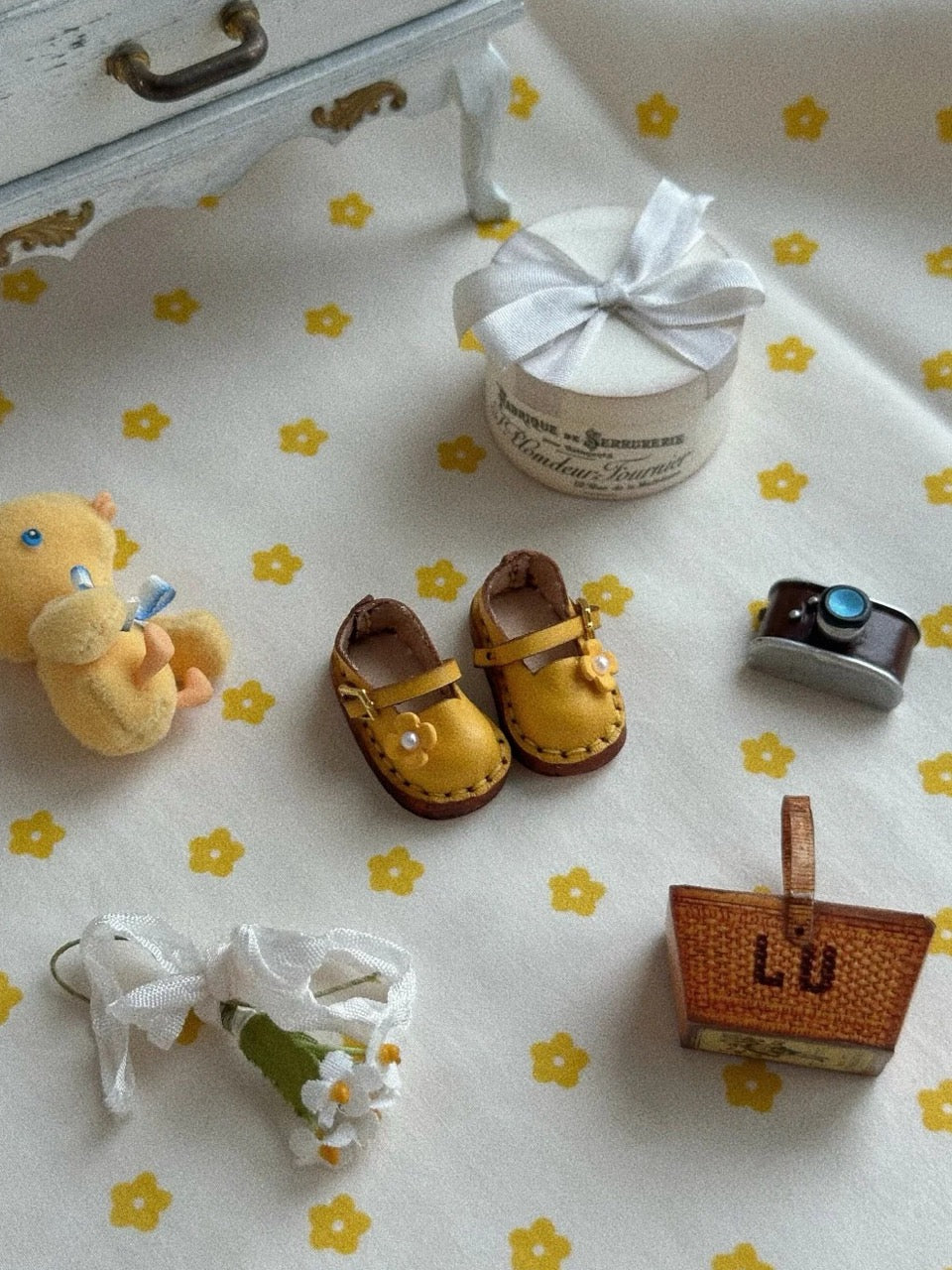 Yellow Cute Flower Blythe Mary Janes | ToastDoll